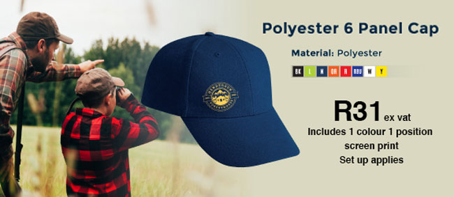 Polyester 6 Panel Cap 