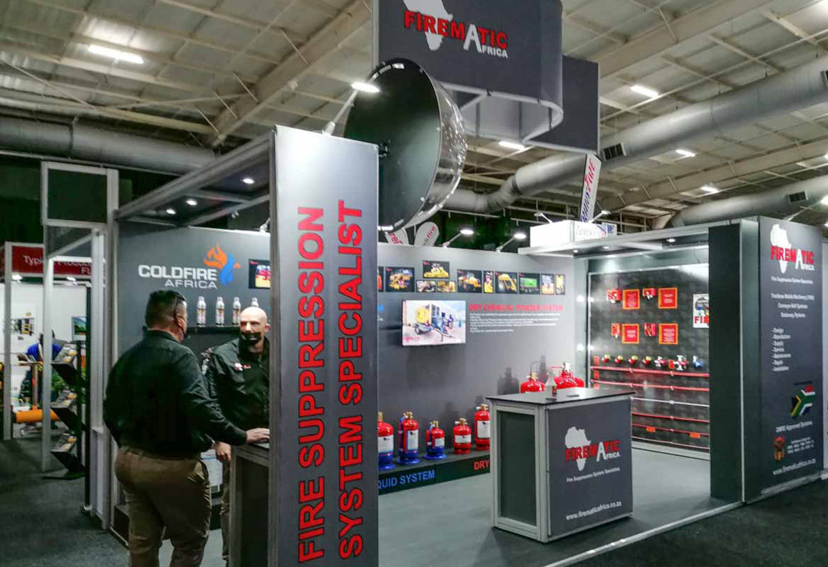 Firematic & Coldfire Africa Stand Build and Design 2022