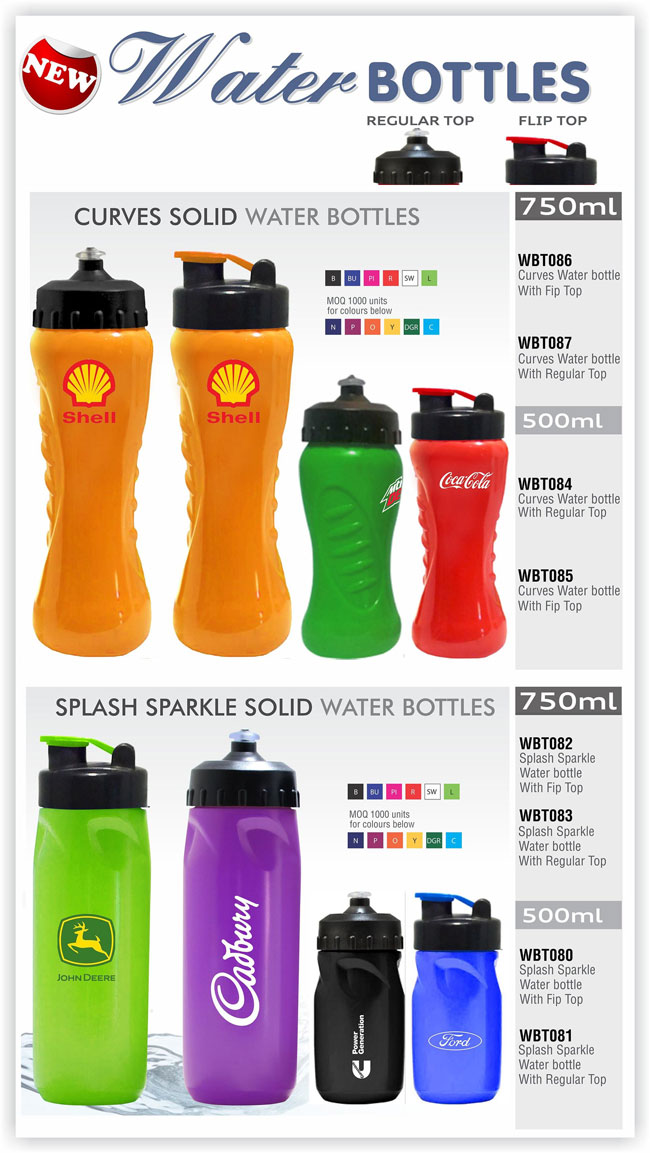 new water bottles 2 4