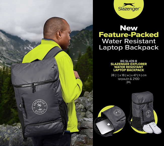 water resistant laptop backpack